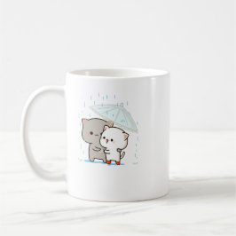 Niedlich Mochi Peach Cat Kaffeetasse