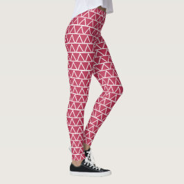 Niedlich Modern Design Chic Sport Trendy Magenta R Leggings