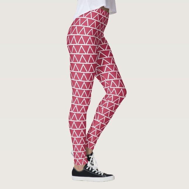 Niedlich Modern Design Chic Sport Trendy Magenta R Leggings (Rechts)