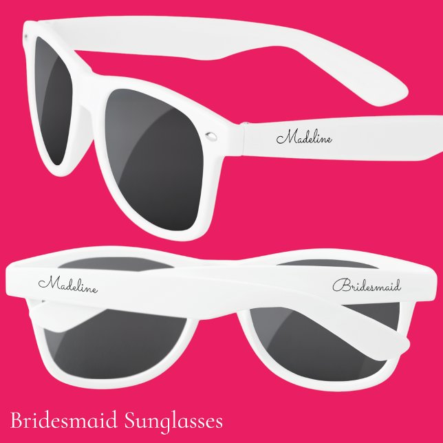 Niedlich modern Personalisiert mit Name Bridesmaid (Von Creator hochgeladen)