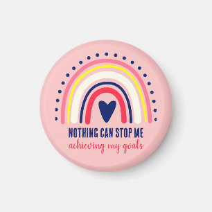 NIEDLICH MODERNE BOHO RAINBOW INSPIRATIONELLE QUOT MAGNET