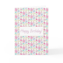 Niedlich Moderne Mit Monogramm Aquarellfarben-Wild