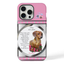 Niedlich Moderne rosa Dackel Dog Art