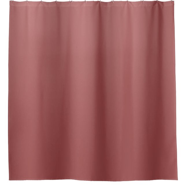 Niedlich Modernes Farbverlauf mit roter Farbe Duschvorhang (Vorderseite)