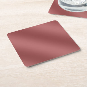 Niedlich Modernes Farbverlauf mit roter Farbe Rechteckiger Pappuntersetzer