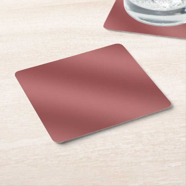 Niedlich Modernes Farbverlauf mit roter Farbe Rechteckiger Pappuntersetzer (angewinkelt)