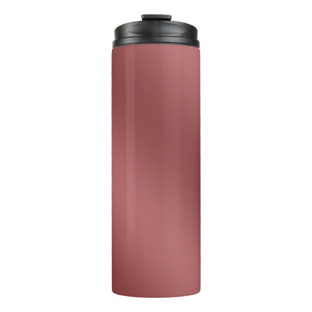 Niedlich Modernes Farbverlauf mit roter Farbe Thermosbecher (Vorderseite)