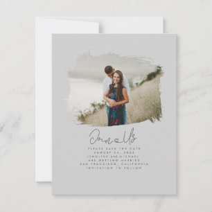 Niedlich Modernes Minimalistisches schließt sich u Save The Date