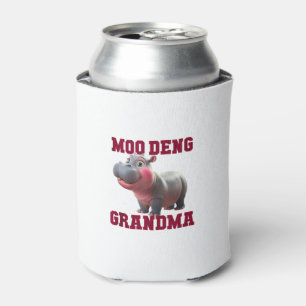 Niedlich MOO DENG GRANDMA Baby Hippo Granny Teache Dosenkühler