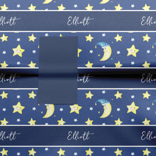 Niedlich Moon and Stars Muster Blue Baby Dusche Seidenpapier