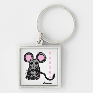 Niedlich Mooska Mouse Schlüsselanhänger