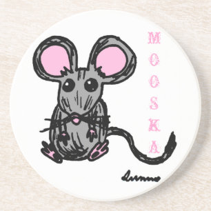 Niedlich Mooska Mouse Untersetzer