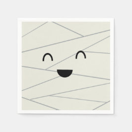 Niedlich Mummy Halloween Serviette