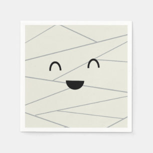 Niedlich Mummy Halloween Serviette