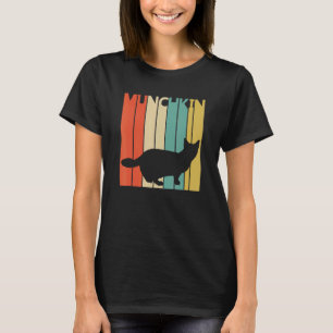 Niedlich Munchkin Cat T-Shirt