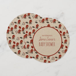 Niedlich Mushroom Baby Duschgarten Wald Danke