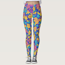 Niedlich Nahtlose Flora LulaRoe Rosa Gelb Lila