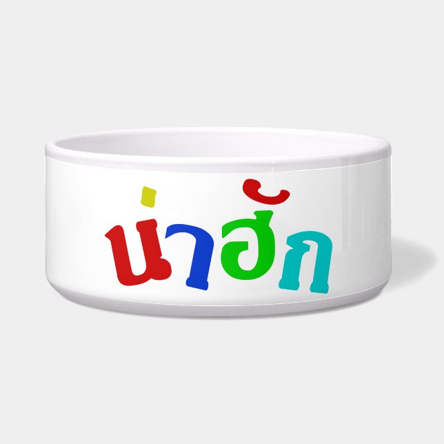 Niedlich ♦ Nahuk in thailändischer Dialeksprache ♦ Napf (Vorderseite)