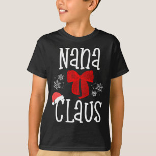 Niedlich Nana Claus Santa Grandma Christmas Pajama T-Shirt