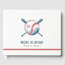 Niedlich Navy Red Baseball Bat Star Kindergeburtst