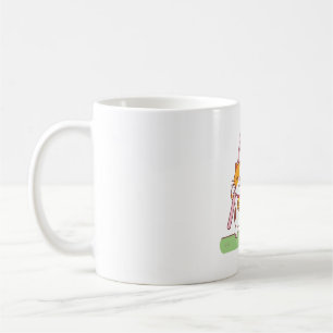 Niedlich Neko Cat und Koinobori Carp Streamer Kaffeetasse