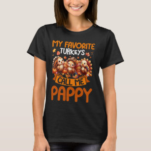 Niedlich nennen mich meine liebsten Truthähne Papp T-Shirt