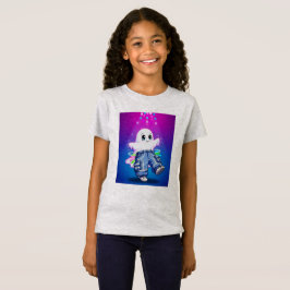 Niedlich Neon Glow Ghost Kids T-Shirt