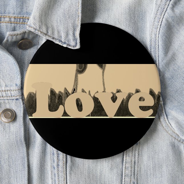 Niedlich Nice & Lovely I Liebe Button (Beispiel)