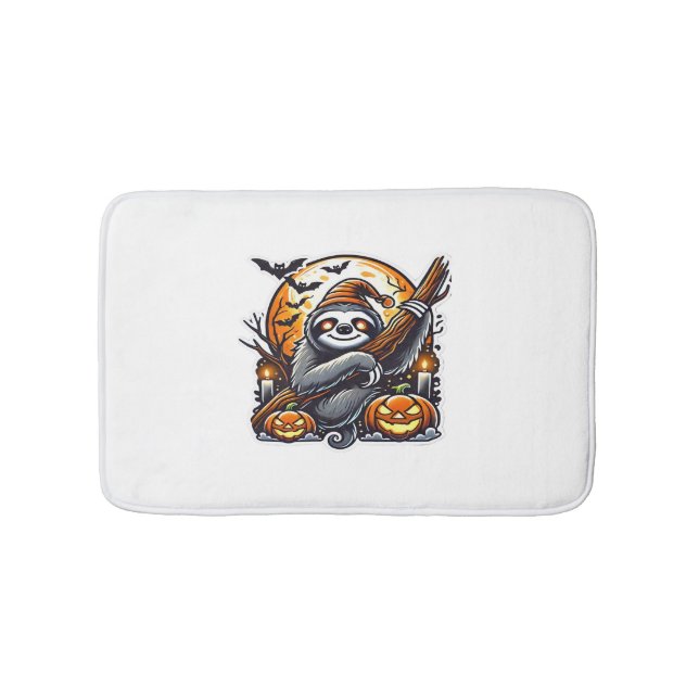 Niedlich Night Sloth Halloween Klassischer T - Shi Badematte (Vorderseite)