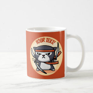 Niedlich Ninja Cat Kaffeetasse
