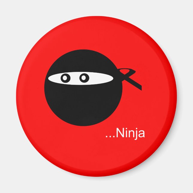 Niedlich Ninja Magnet (Vorne)