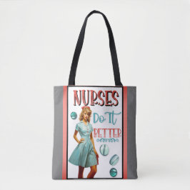 Niedlich Nostalgische Krankenschwestern Pinup Nurs Tasche