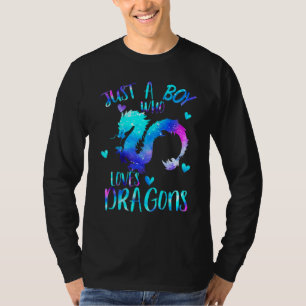 Niedlich nur ein Junge, der Lieben Dragons Männer T-Shirt