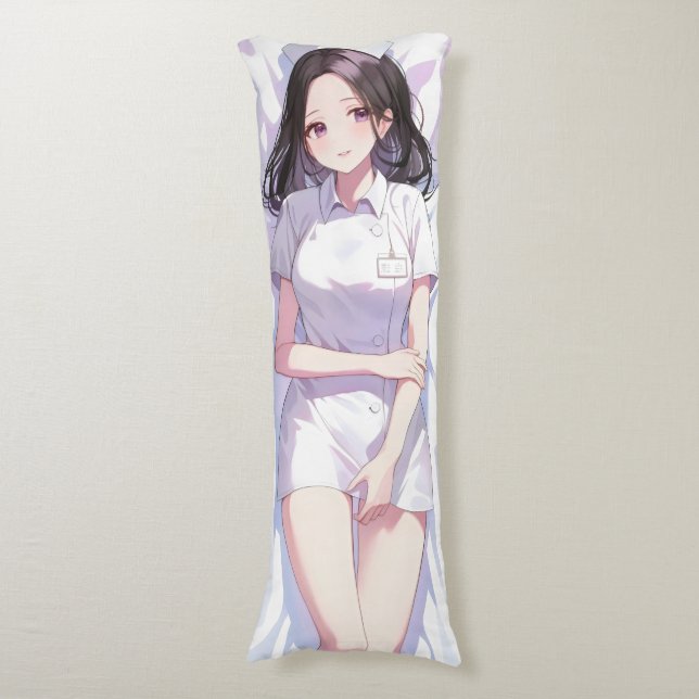 Niedlich Nurse Anime Seitenschläferkissen (Vorderseite Vertikal)
