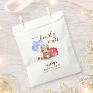 Niedlich Nurse Doctor Teddy Bear Balloon Babydusch Geschenktütchen