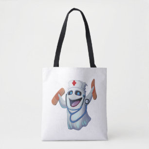Niedlich Nurse Ghost Halloween Tasche