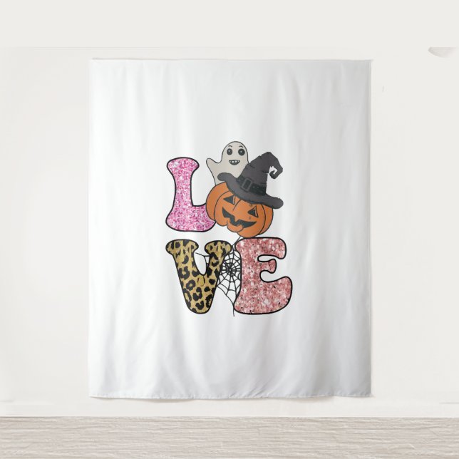 Niedlich Nurse Ghost Halloween Wandteppich (Vorderseite)