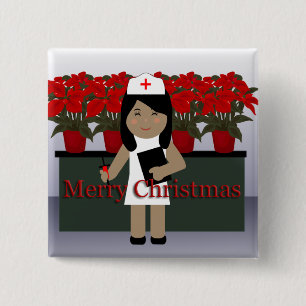 Niedlich Nurve 1 Weihnachtsgeschenk Button