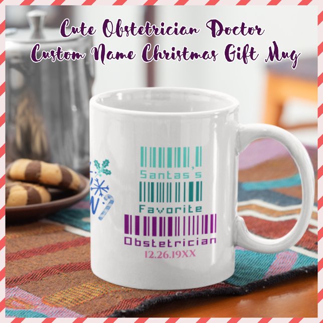 Niedlich Obstetrician Doc Individuelle Name Weihna Tasse (Von Creator hochgeladen)