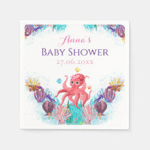Niedlich Ocean Sea Baby Octopus farbenfrohe Babydu