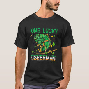 Niedlich One Lucky Fisherman Happy St Patricks Day T-Shirt