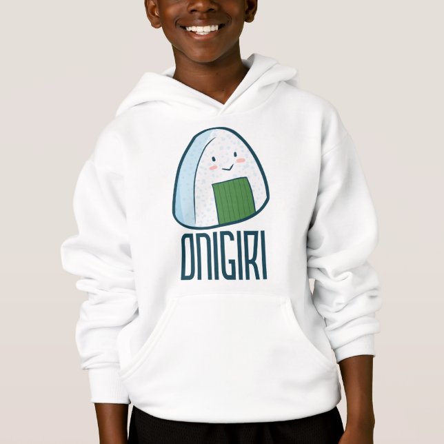 Niedlich Onigiri Hoodie (Vorderseite)