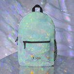 Niedlich Opal Iridescent Monogram Kid's Bedruckter Rucksack<br><div class="desc">Richten Sie den Tag Ihres Kindes mit dem Rucksack des Niedlichen Opal Iridescent Monogram Kid auf. Mit einem magischen opal-irisierenden Design ist dieser bezaubernde Rucksack mit den Initialen Ihres Kindes für eine persönliche Touch anpassbar. Aus hochwertigen, langlebigen Materialien gefertigt, bietet es geräumige Fächer, robuste Reißverschlüsse und bequeme Seitentaschen für extra...</div>