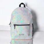 Niedlich Opal Iridescent Monogram Kid's Bedruckter Rucksack<br><div class="desc">Richten Sie den Tag Ihres Kindes mit dem Rucksack des Niedlichen Opal Iridescent Monogram Kid auf. Mit einem magischen opal-irisierenden Design ist dieser bezaubernde Rucksack mit den Initialen Ihres Kindes für eine persönliche Touch anpassbar. Aus hochwertigen, langlebigen Materialien gefertigt, bietet es geräumige Fächer, robuste Reißverschlüsse und bequeme Seitentaschen für extra...</div>