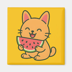 Niedlich Orange Cat Eros Bendato   Funny F Magnet