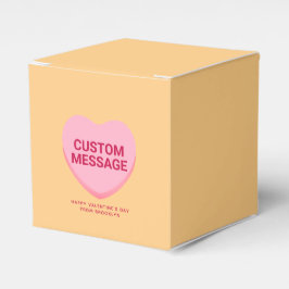 Niedlich orange-rosa Konversation Geschenkschachtel