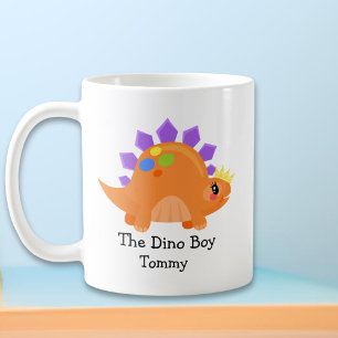 Niedlich Orange The Dino Boy Kids' Kaffeetasse