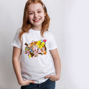 Niedlich Orangefarbene Osterkatze T-Shirt