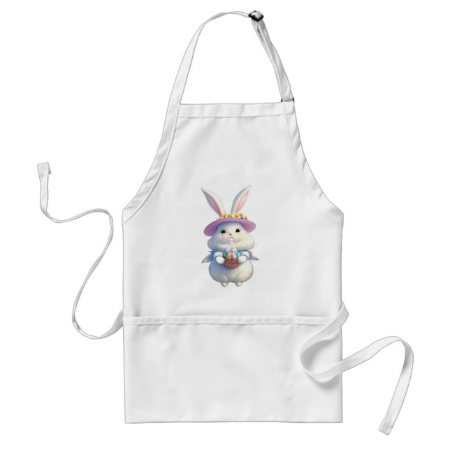 Niedlich Osterhase 01 Schürze (Vorne)