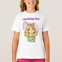 Niedlich Osterhase Girl Design, Cool Ostern T - Sh